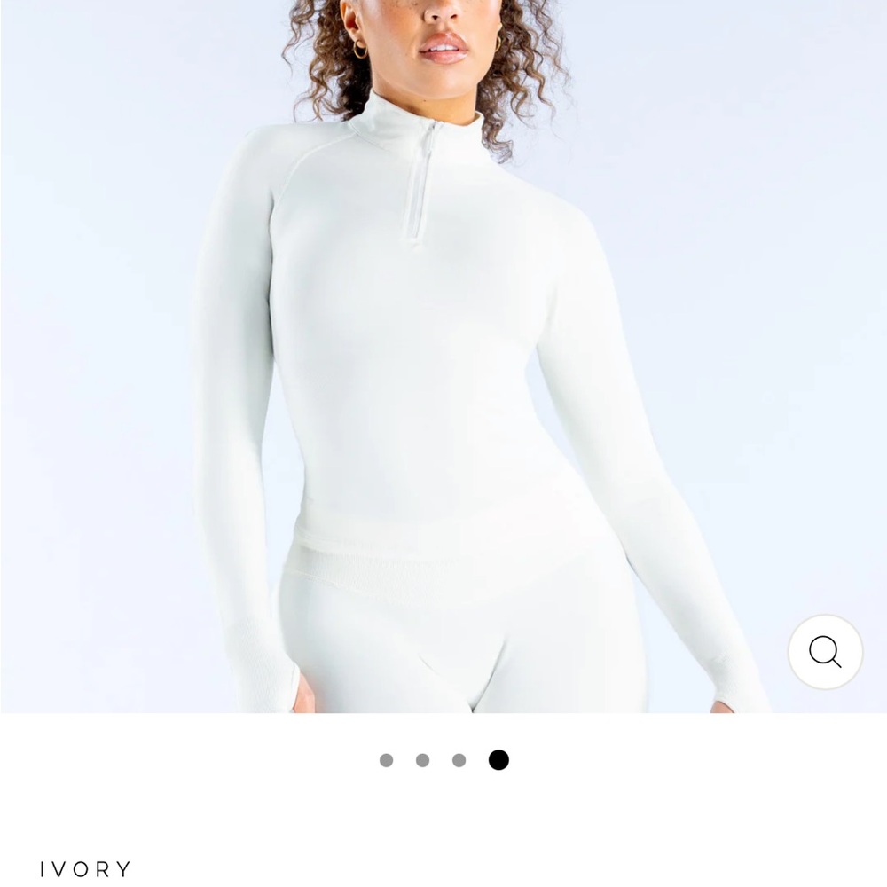 DFYNE Impact Half Zippy - Ivory